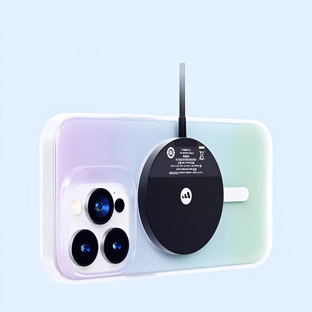 Transparent Magnetic Wireless Charging Anti-fall PC (Hard) Case – iPhone 15 Plus