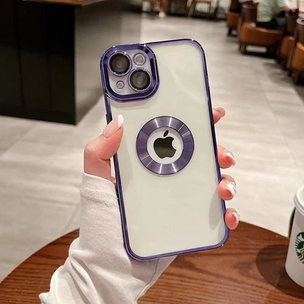 Transparent Chrome Ring Camera Protection Case –  iPhone 12