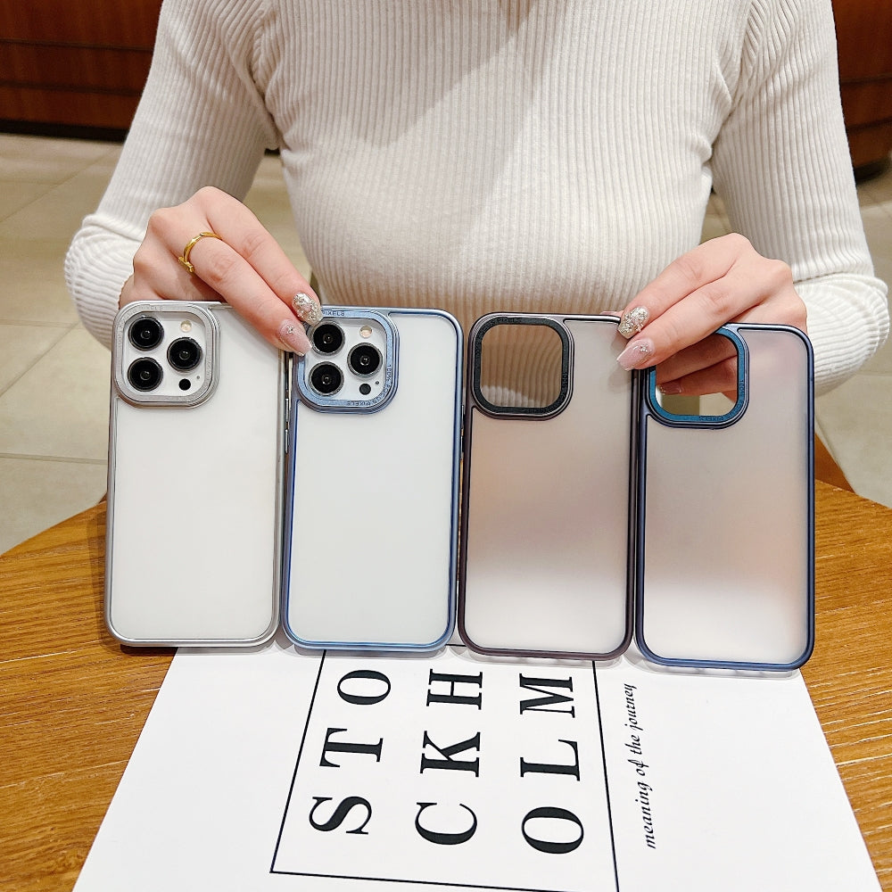 Metal Lens Protection Slim Matte PC (Hard) Phone Case - iPhone 11