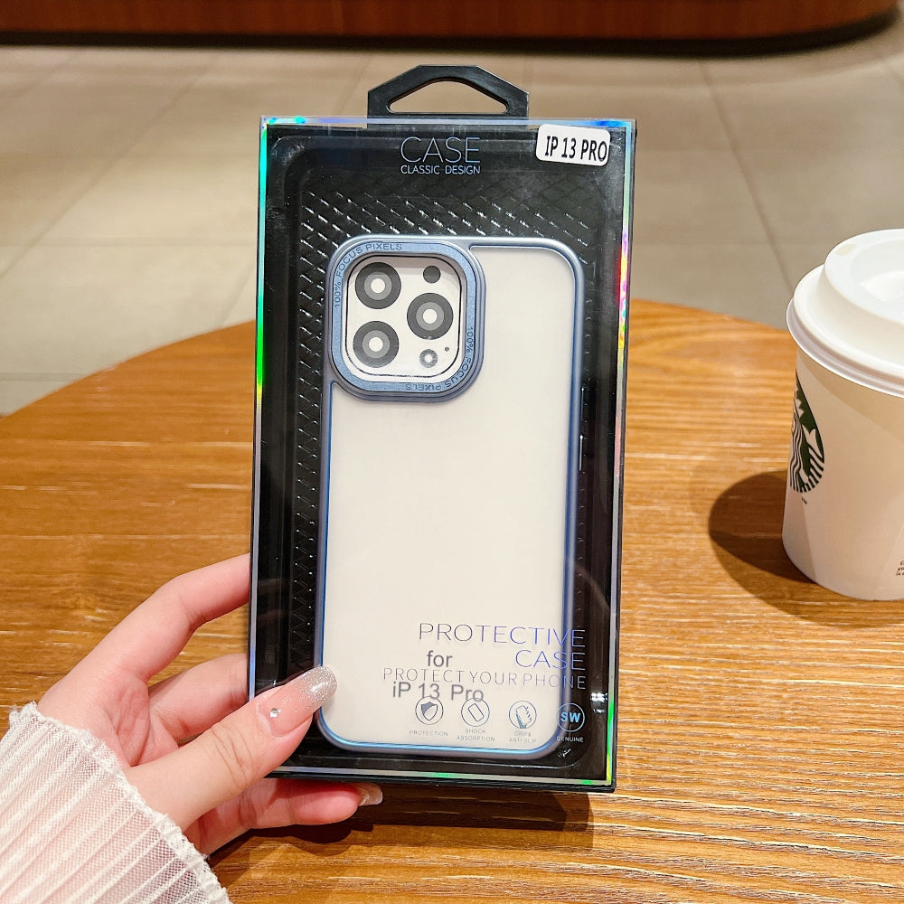 Metal Lens Protection Slim Matte PC (Hard) Phone Case