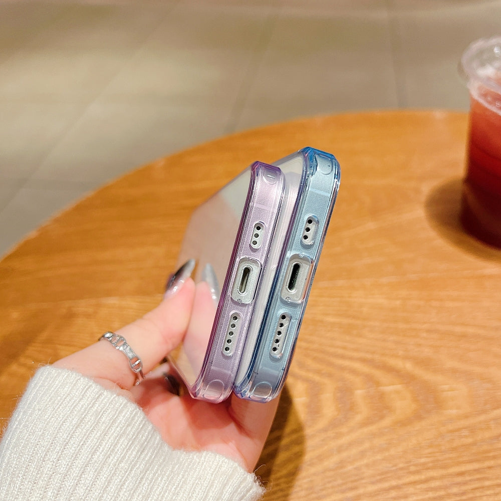 Electroplating PC (Hard) Transparent Case with Colorful Border - iPhone 14 Plus