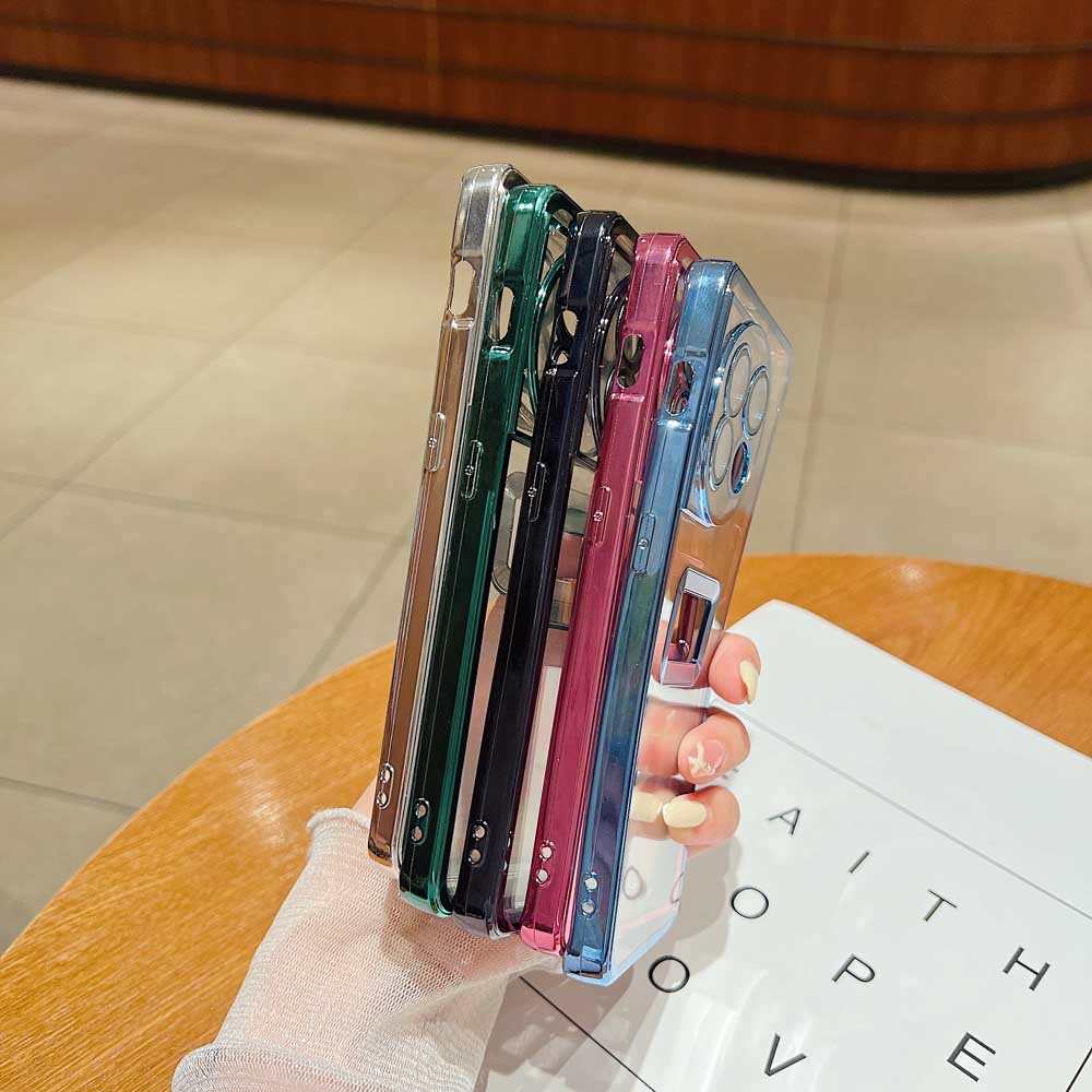Transparent Chrome Ring Camera Protection Case – Vivo Y17