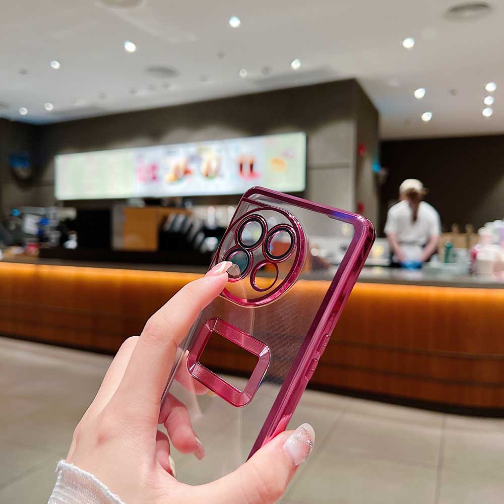 Transparent Chrome Ring Camera Protection Case – Vivo Y17