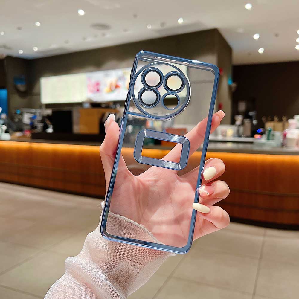 Transparent Chrome Ring Camera Protection Case – Vivo Y17