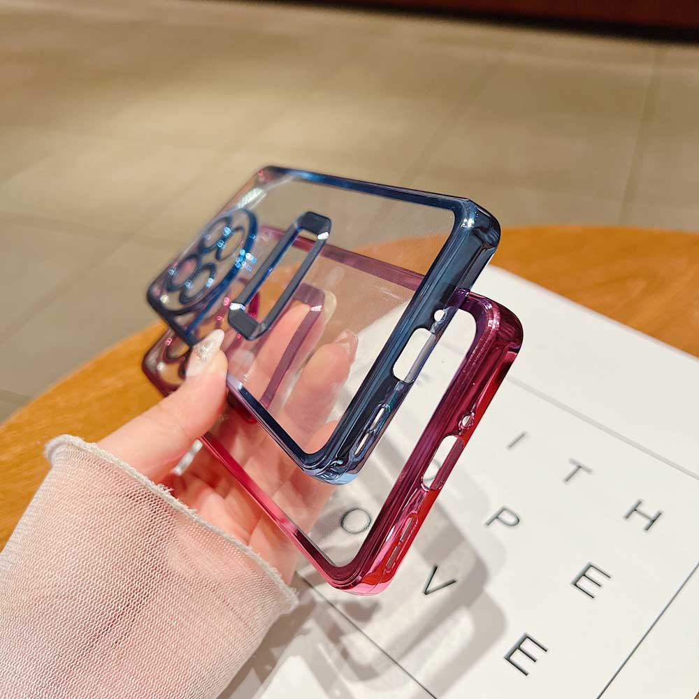 Transparent Chrome Ring Camera Protection Case – Oppo Reno 8