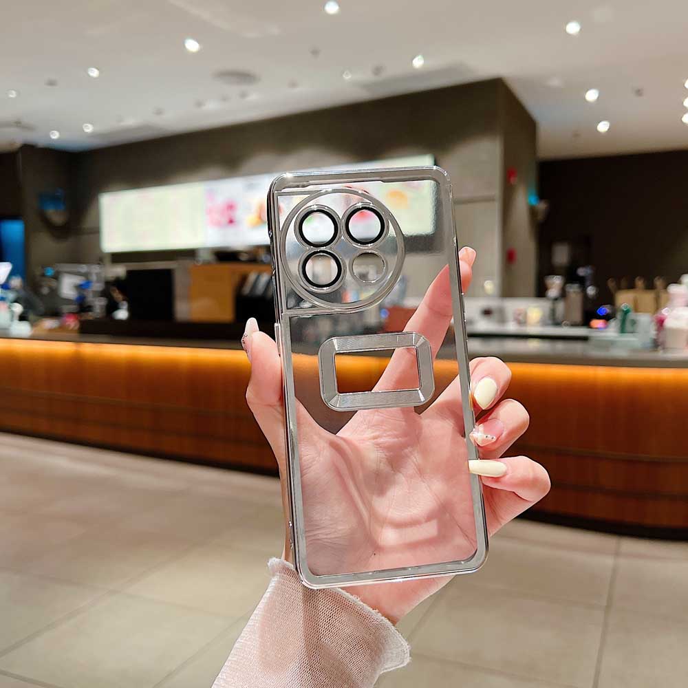 Transparent Chrome Ring Camera Protection Case – Vivo Y17