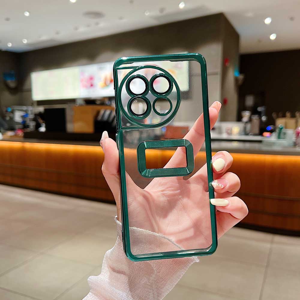 Transparent Chrome Ring Camera Protection Case – Vivo Y17