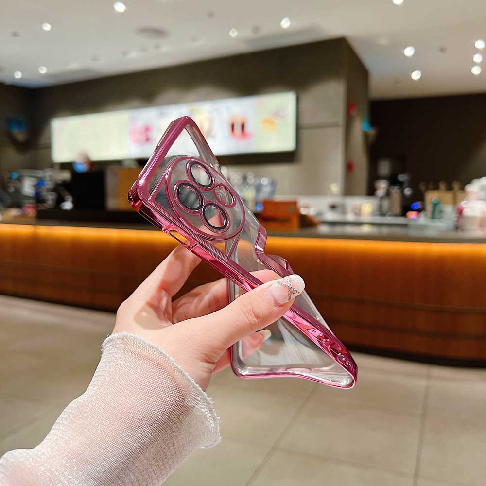 Transparent Chrome Ring Camera Protection Case – Vivo Y17