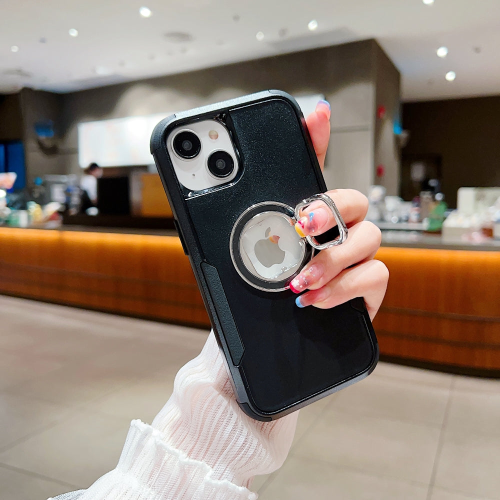 Multilayer Military Defense Ring Holder Cover - iPhone 12 Mini
