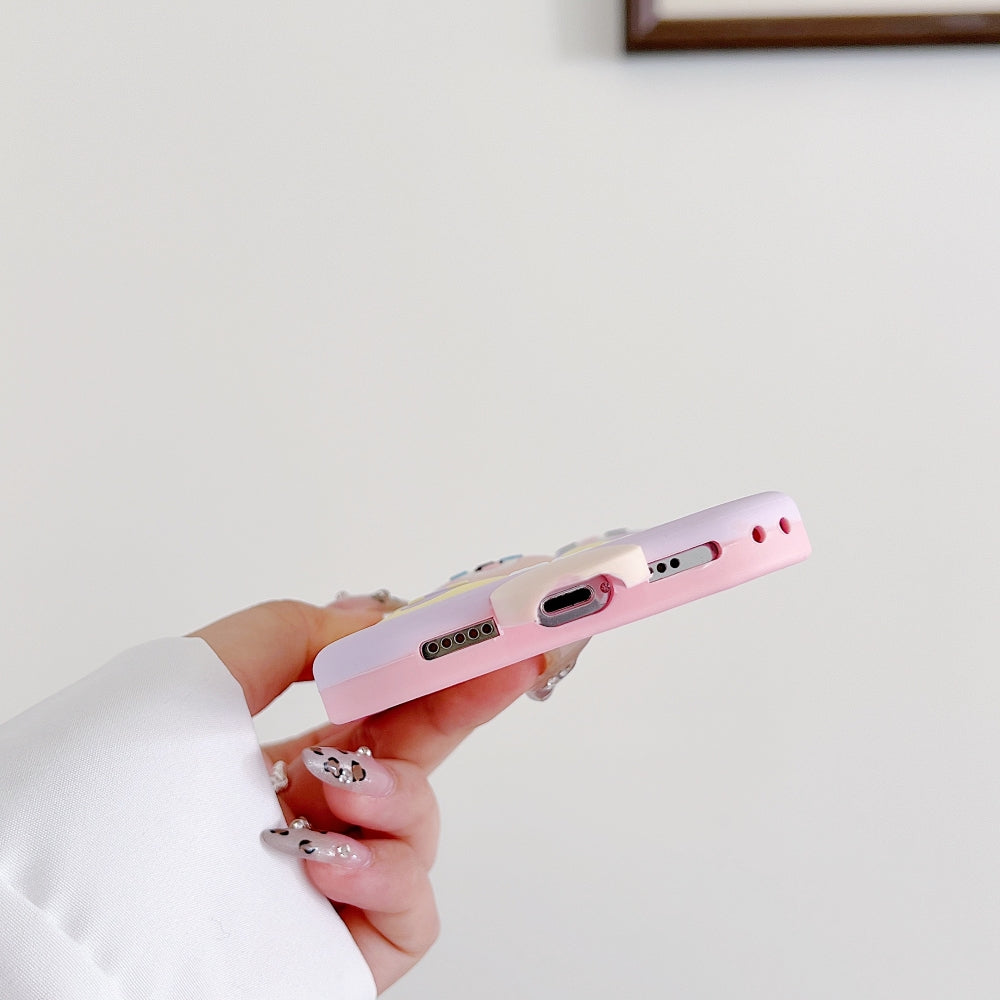 Ice candy Rabbit Toy Silicone Soft Phone Case - iPhone 15 Pro Max