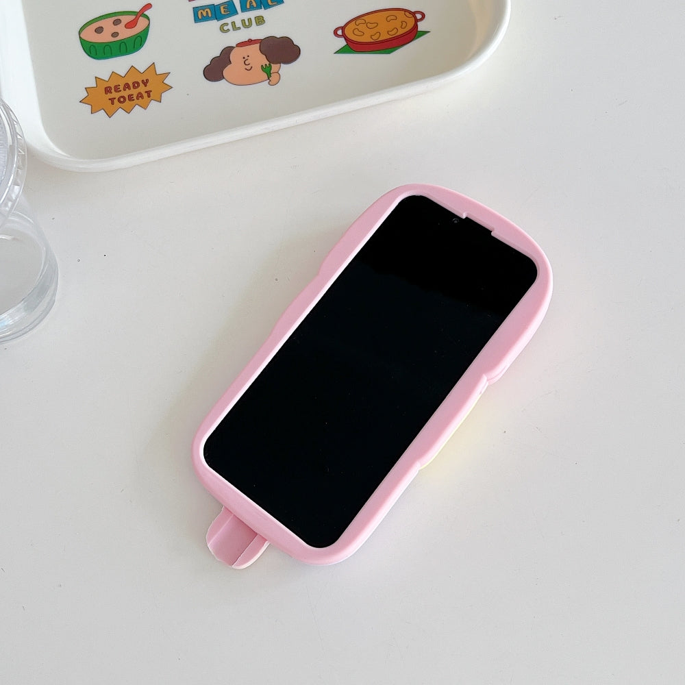 Ice candy Rabbit Toy Silicone Soft Phone Case - iPhone 15 Pro Max