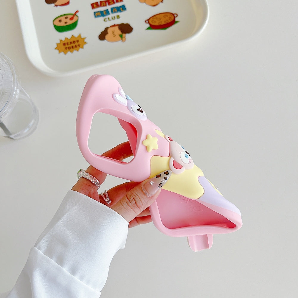 Ice candy Rabbit Toy Silicone Soft Phone Case - iPhone 15 Pro Max