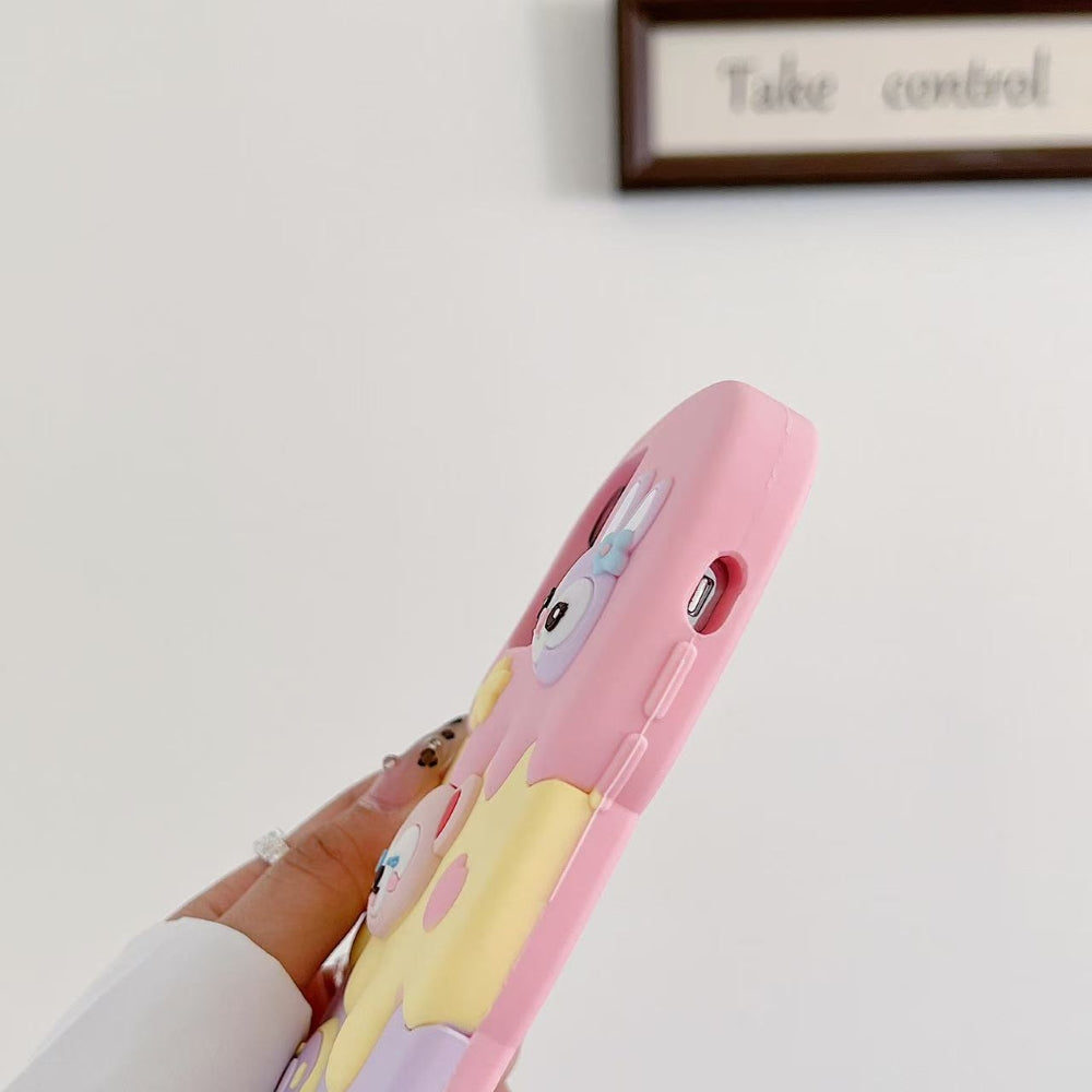 Ice candy Rabbit Toy Silicone Soft Phone Case - iPhone 15 Pro Max