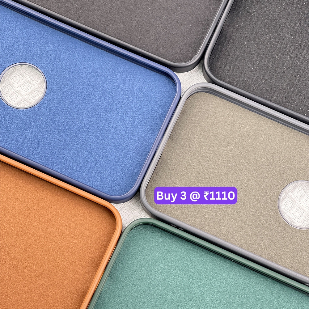 Kickstand Pu Leather PC (Hard) Logo Cut Phone Case - OnePlus Nord CE 4 Lite