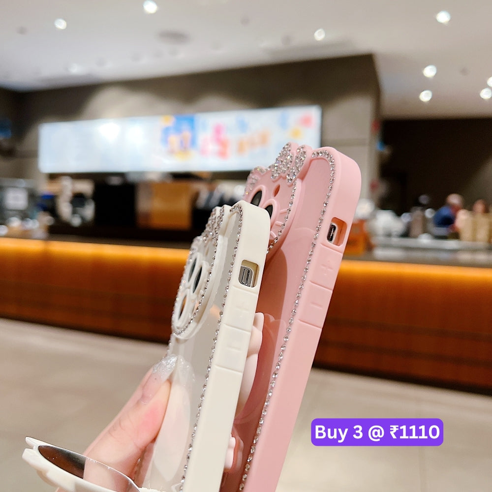 Kitty Mirror Stand TPU (Soft) Phone Case - iPhone 15 Pro Max