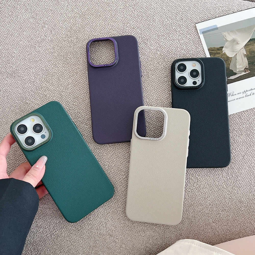 Luxury Leather Design PC (Hard) Phone Case - iPhone 14 Pro Max