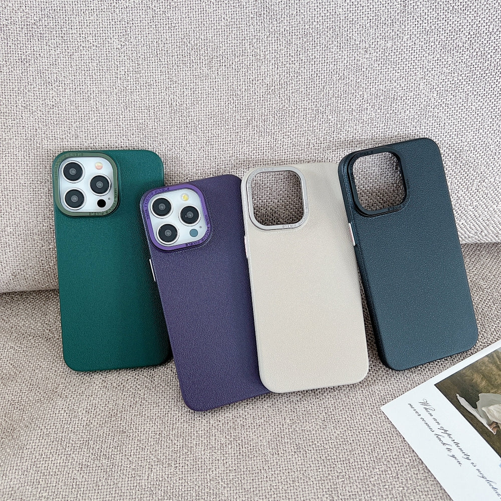 Luxury Leather Design PC (Hard) Phone Case - iPhone 13