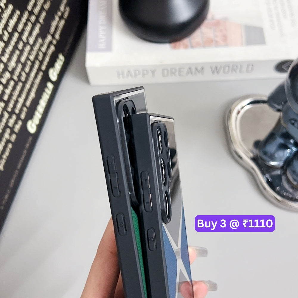 Leather Electroplated Phone Case - Vivo Y28 (4G)