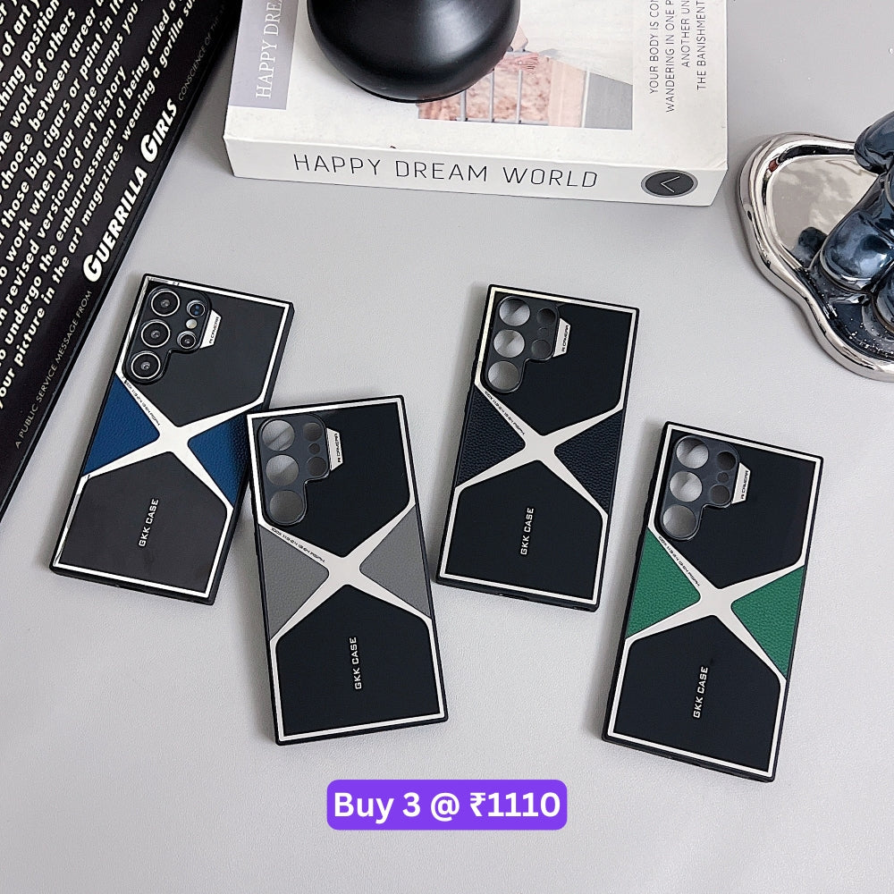 Leather Electroplated Phone Case - Vivo Y28 (4G)