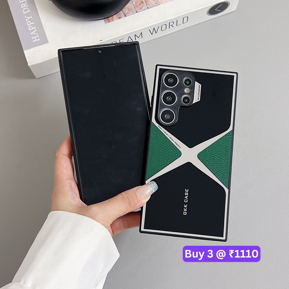 Leather Electroplated Phone Case - Vivo Y28 (4G)