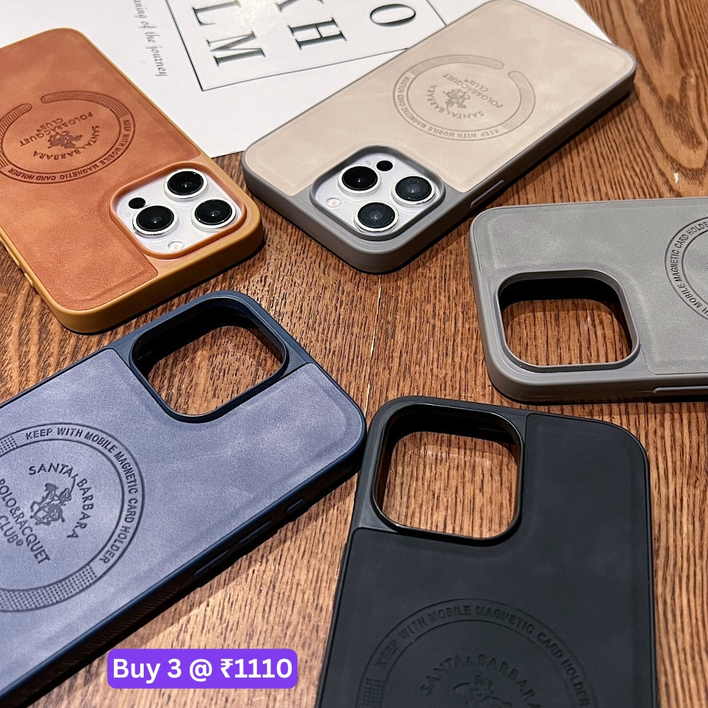 Leather Melded PC (Hard) Phone Case - Oppo A54 (4G)