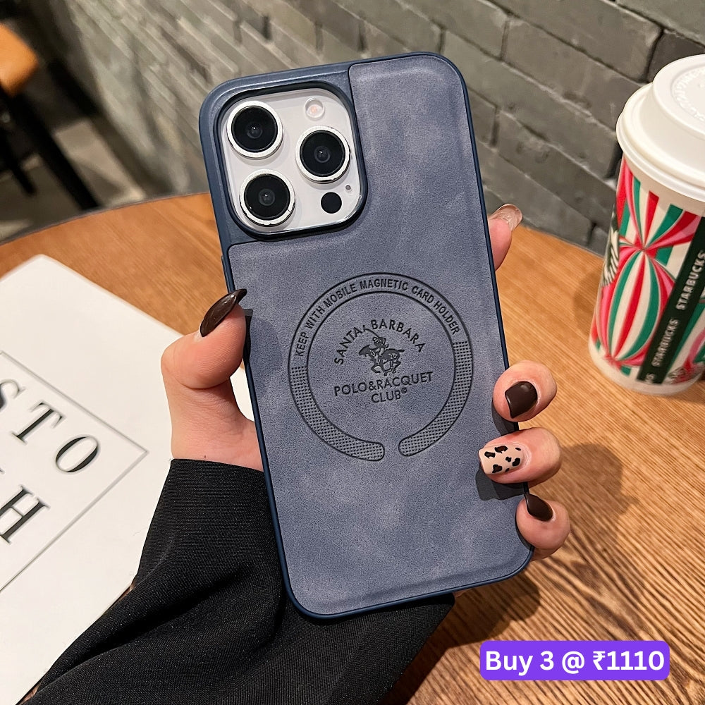 Leather Melded PC (Hard) Phone Case - Oppo A54 (4G)