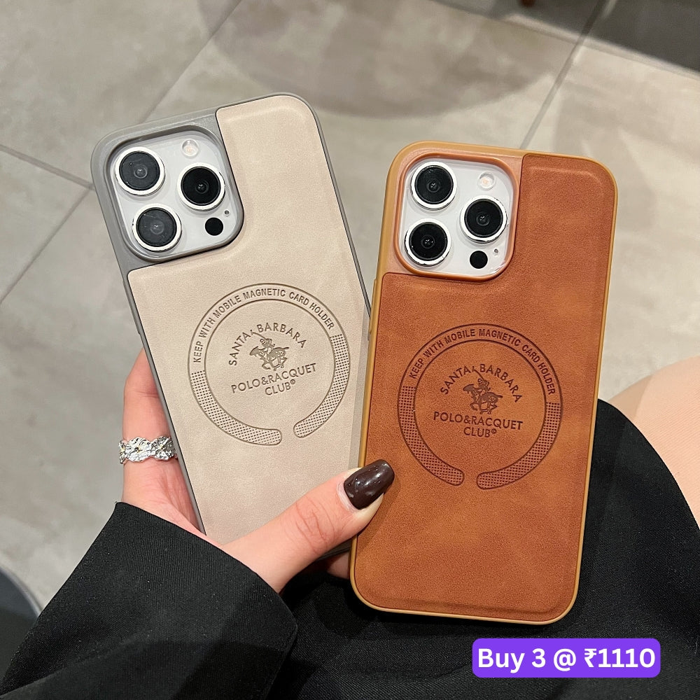 Leather Melded PC (Hard) Phone Case - Oppo A54 (4G)