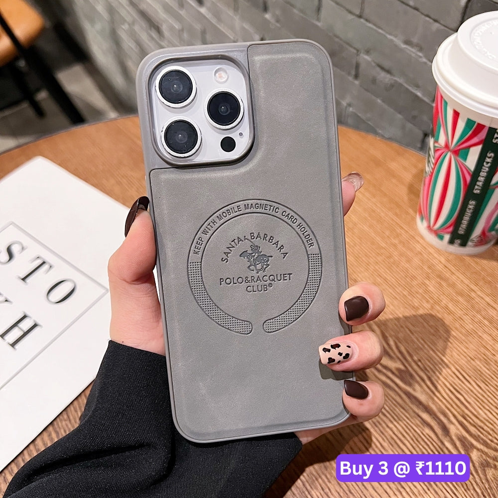 Leather Melded PC (Hard) Phone Case - Oppo A54 (4G)