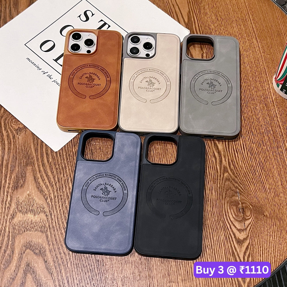 Leather Melded PC (Hard) Phone Case - Oppo A54 (4G)