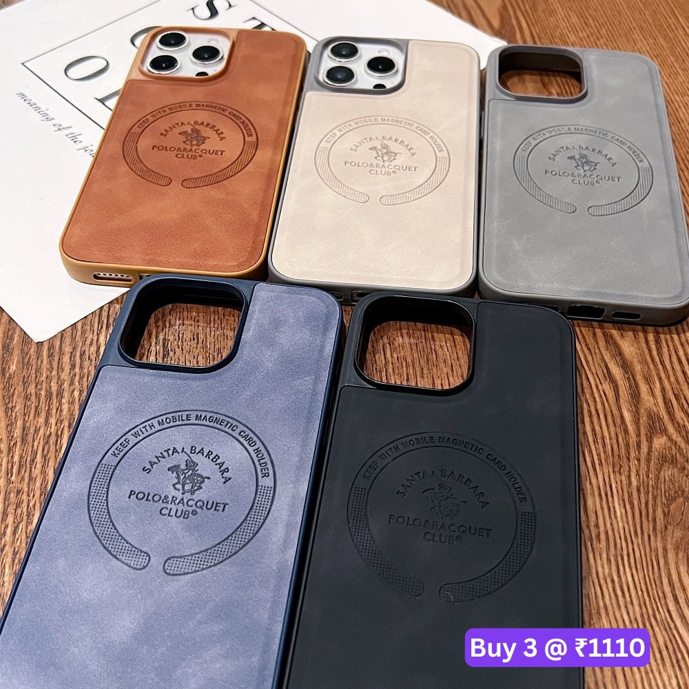 Leather Melded PC (Hard) Phone Case - Oppo A54 (4G)