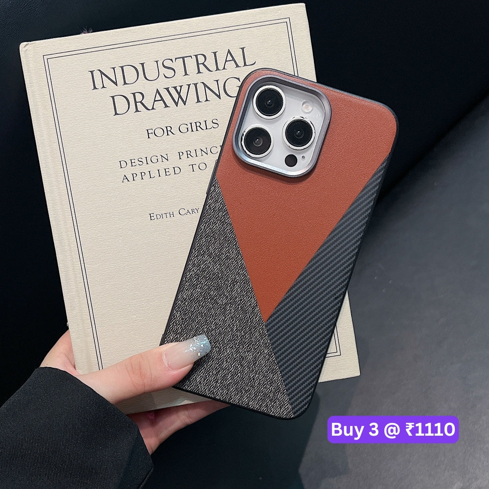 Luxury Slim Thin PC (Hard) Textured Phone Case - iPhone 15 Pro Max