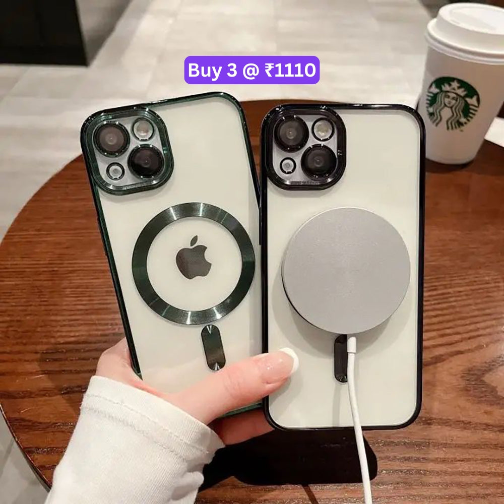 Magsafe Cd Chrome Ring Camera Protection Soft Cover - iPhone 12