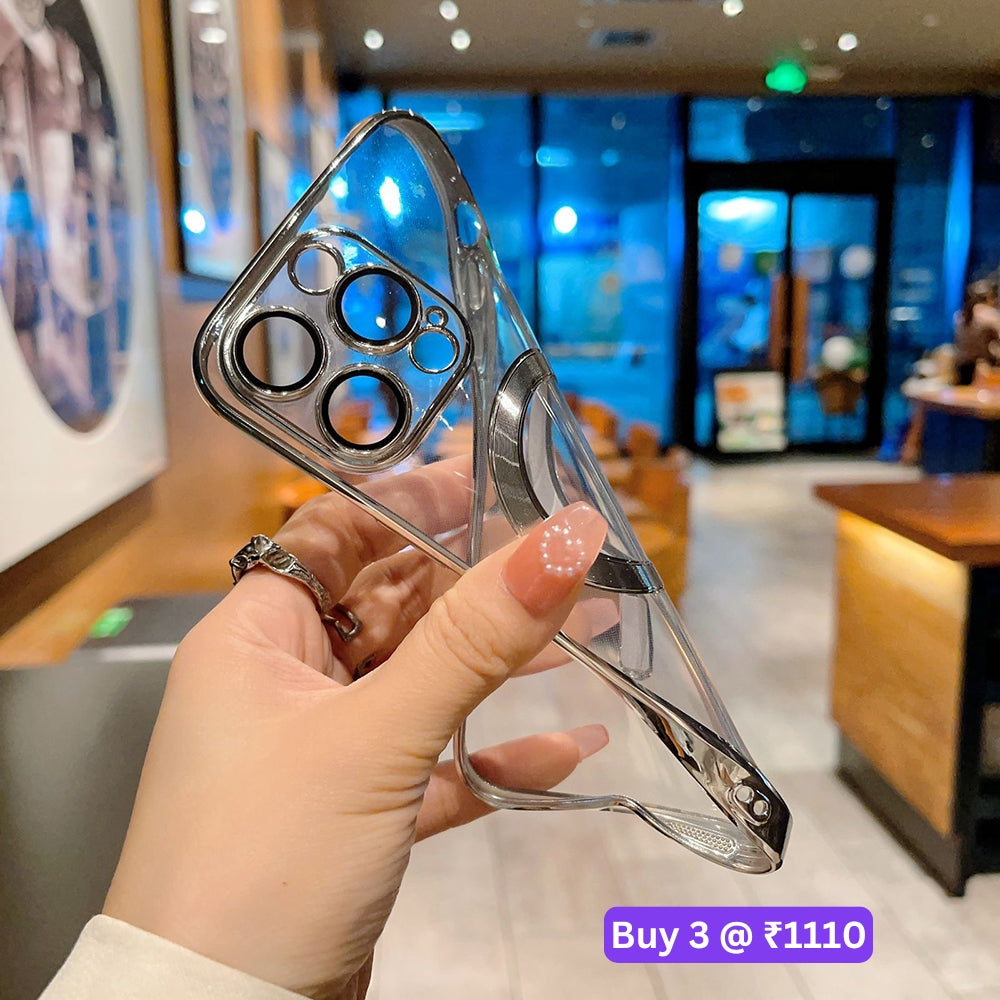 Magsafe Cd Chrome Ring Camera Protection Soft Cover - iPhone 12