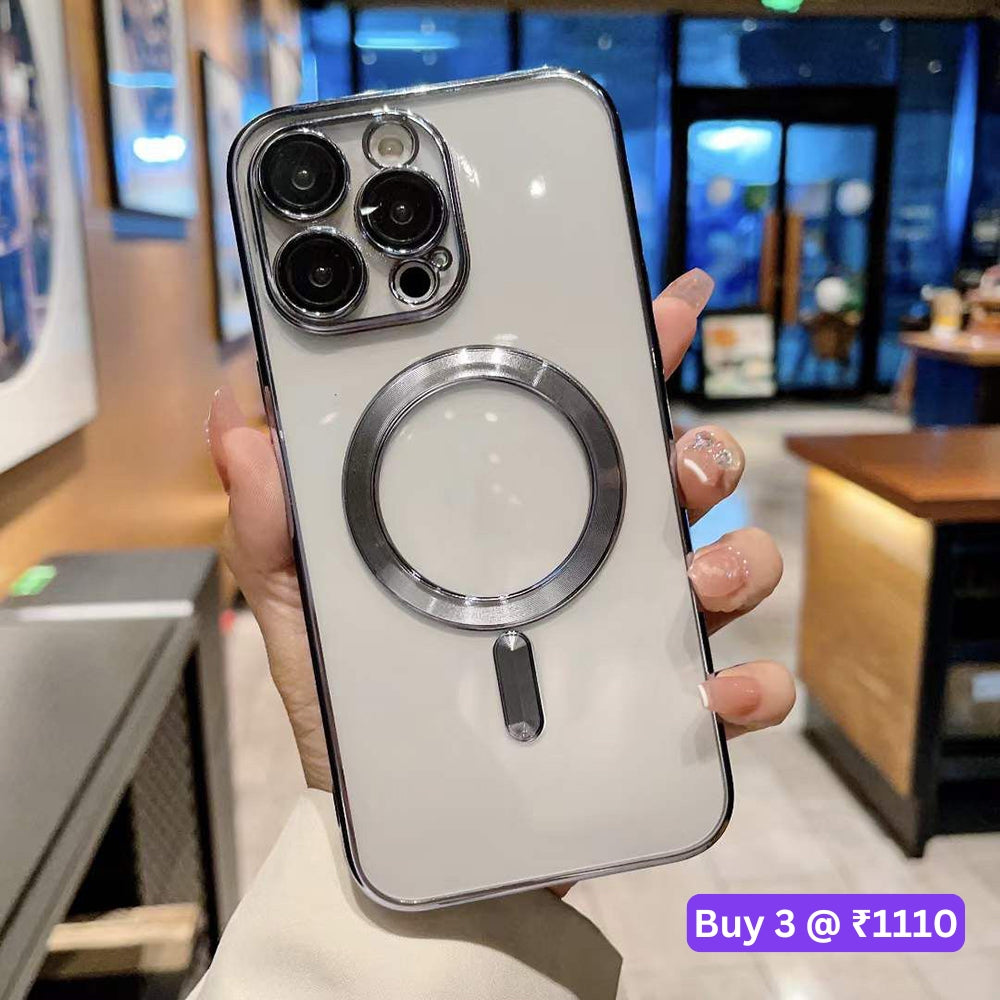 Magsafe Cd Chrome Ring Camera Protection Soft Cover - iPhone 12