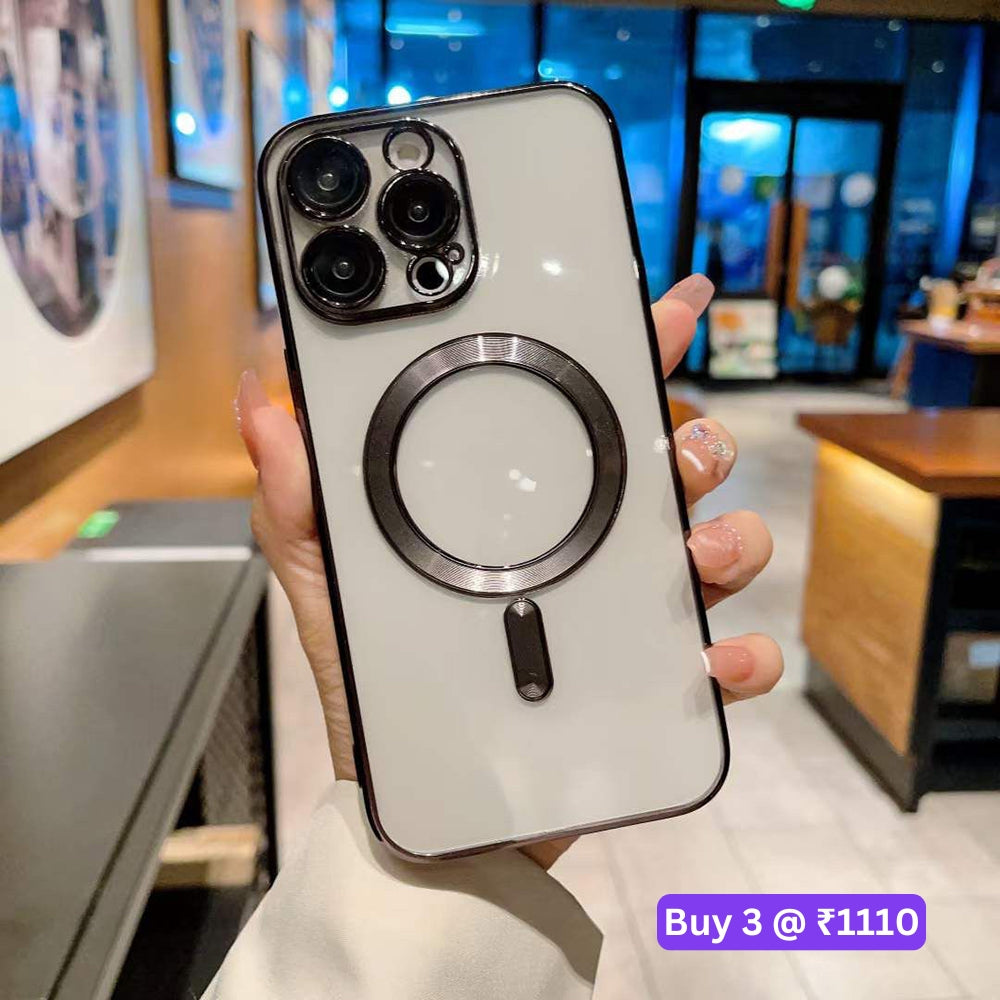 Magsafe Cd Chrome Ring Camera Protection Soft Cover - iPhone 12