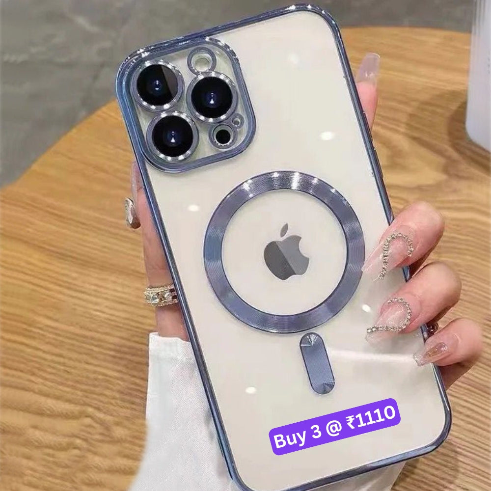 Magsafe Cd Chrome Ring Camera Protection Soft Cover - iPhone 12