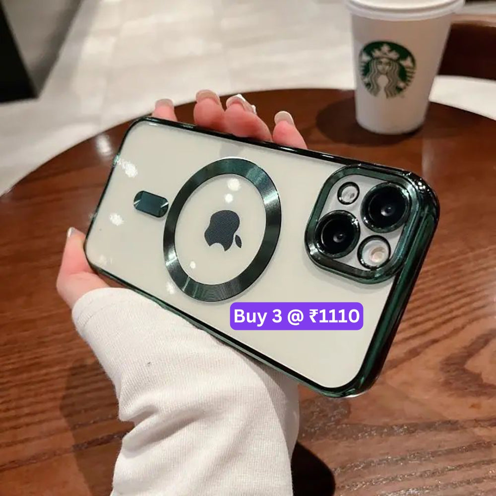 Magsafe Cd Chrome Ring Camera Protection Soft Cover - iPhone 12