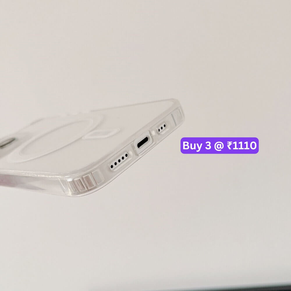 Magsafe Crystal Clear Transparent Hard Cover- iPhone 12