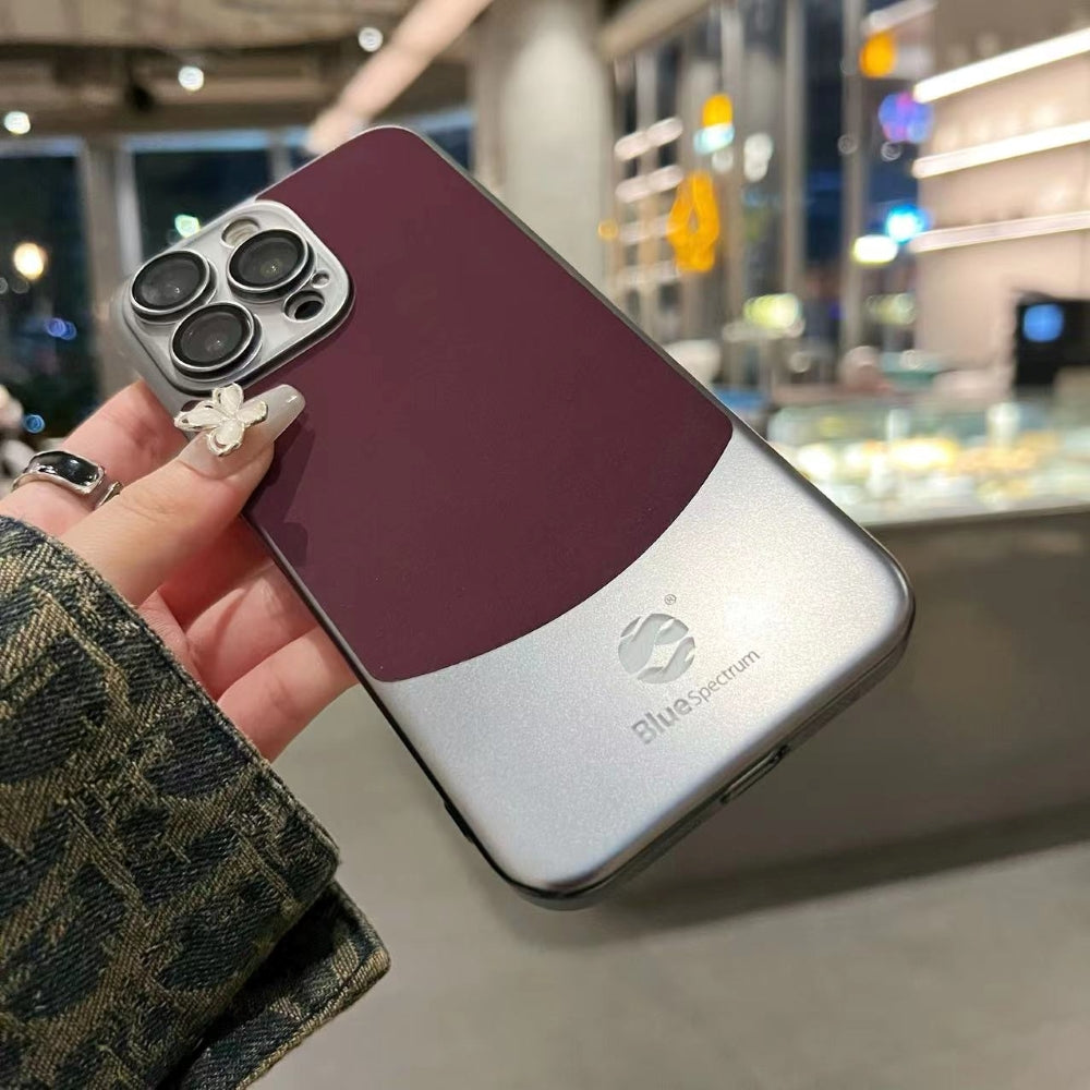 Protective Premium Titanium Paint Dual Tone TPU (Soft) Thin Phone Case - iPhone 13