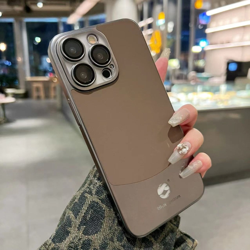 Protective Premium Titanium Paint Dual Tone TPU (Soft) Thin Phone Case - iPhone 13