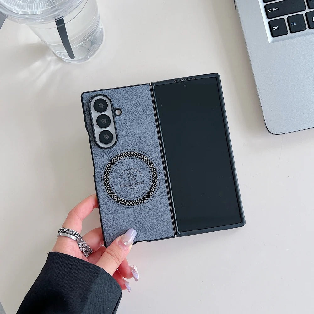 Retro PU Leather Magsafe Phone Case - Samsung Z Series