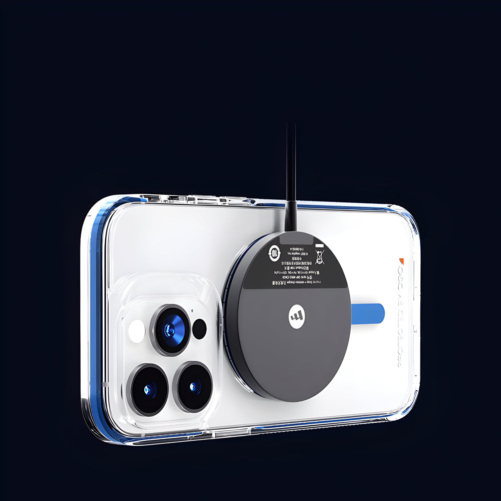 Transparent Magnetic Wireless Charging Anti-fall PC (Hard) Case – iPhone 14 Plus