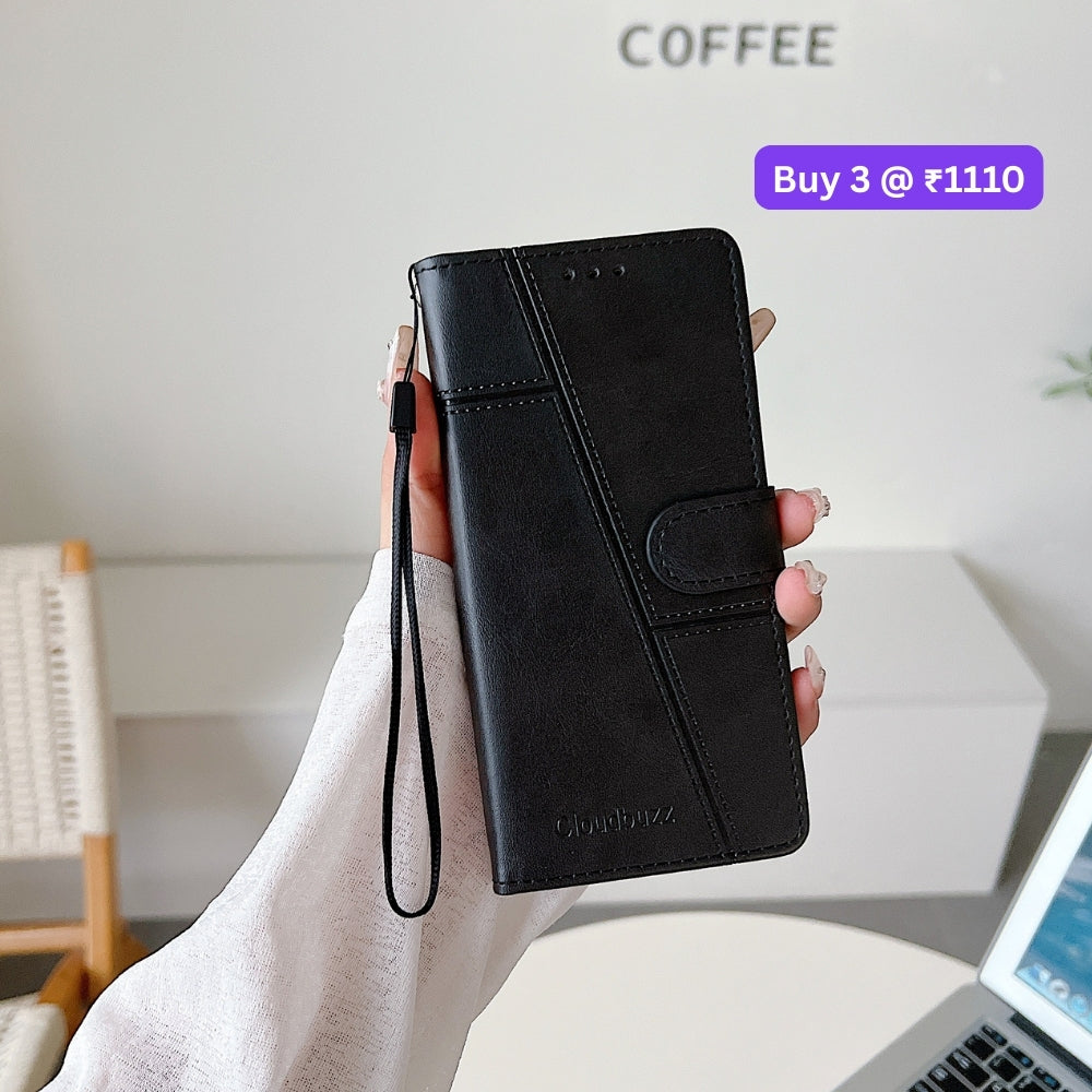 Shockproof PU Leather Flip Phone Case - Vivo V29