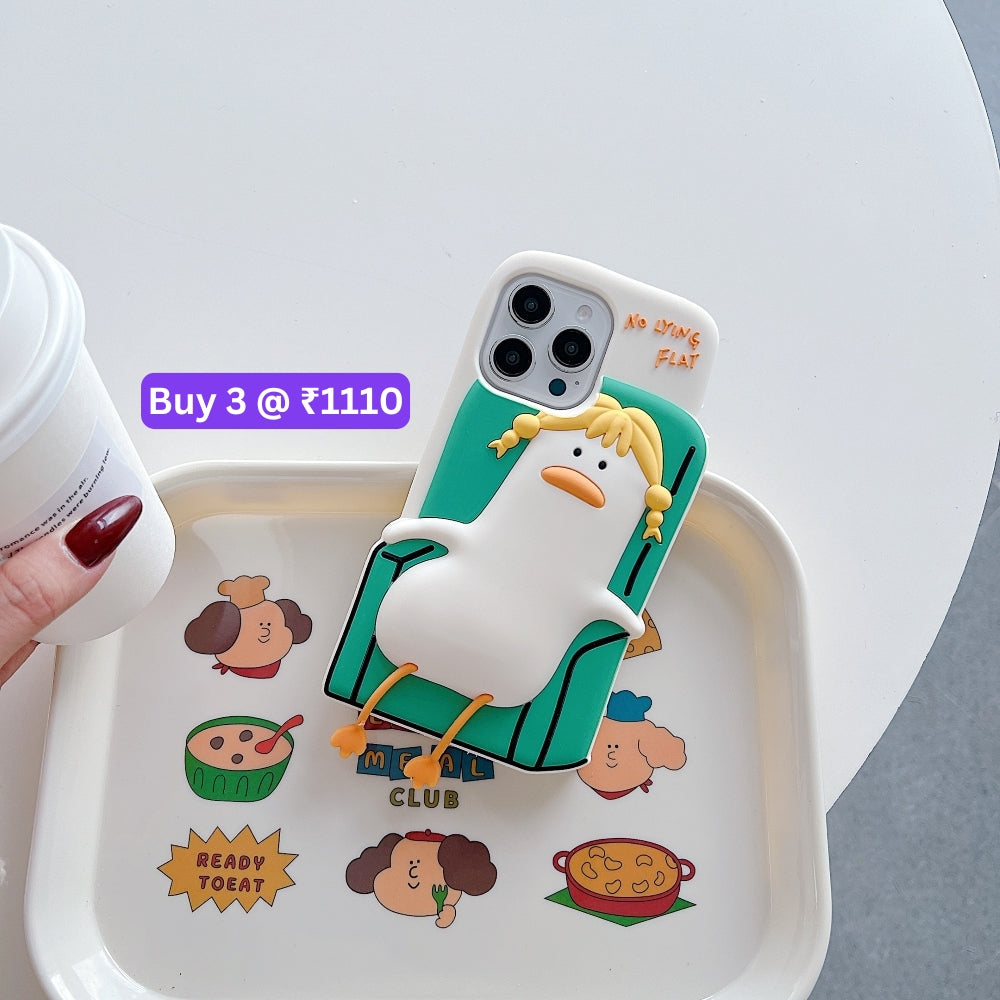 Soft Silicone Ducklings Phone Case - iPhone 15 Pro Max