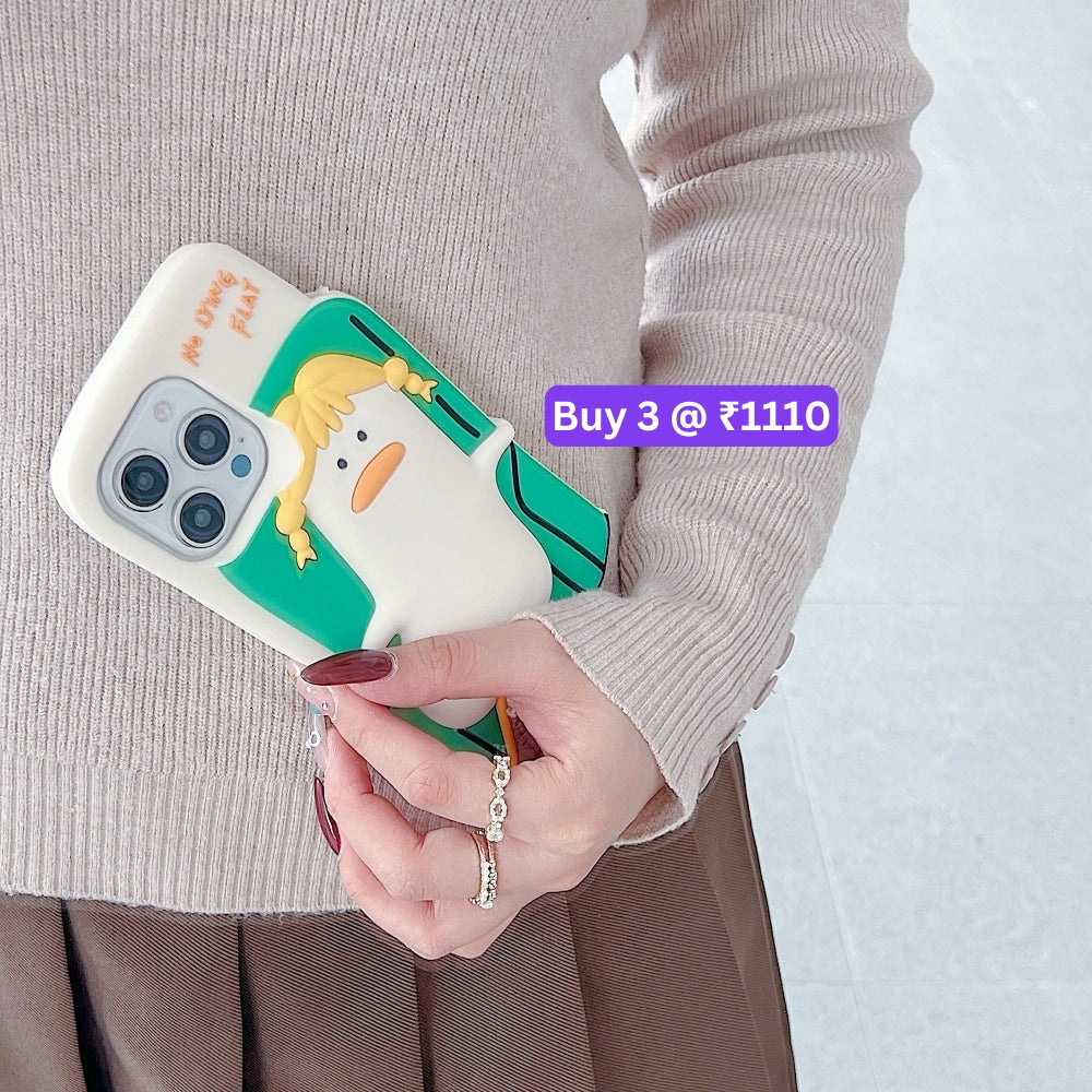 Soft Silicone Ducklings Phone Case - iPhone 15 Pro Max