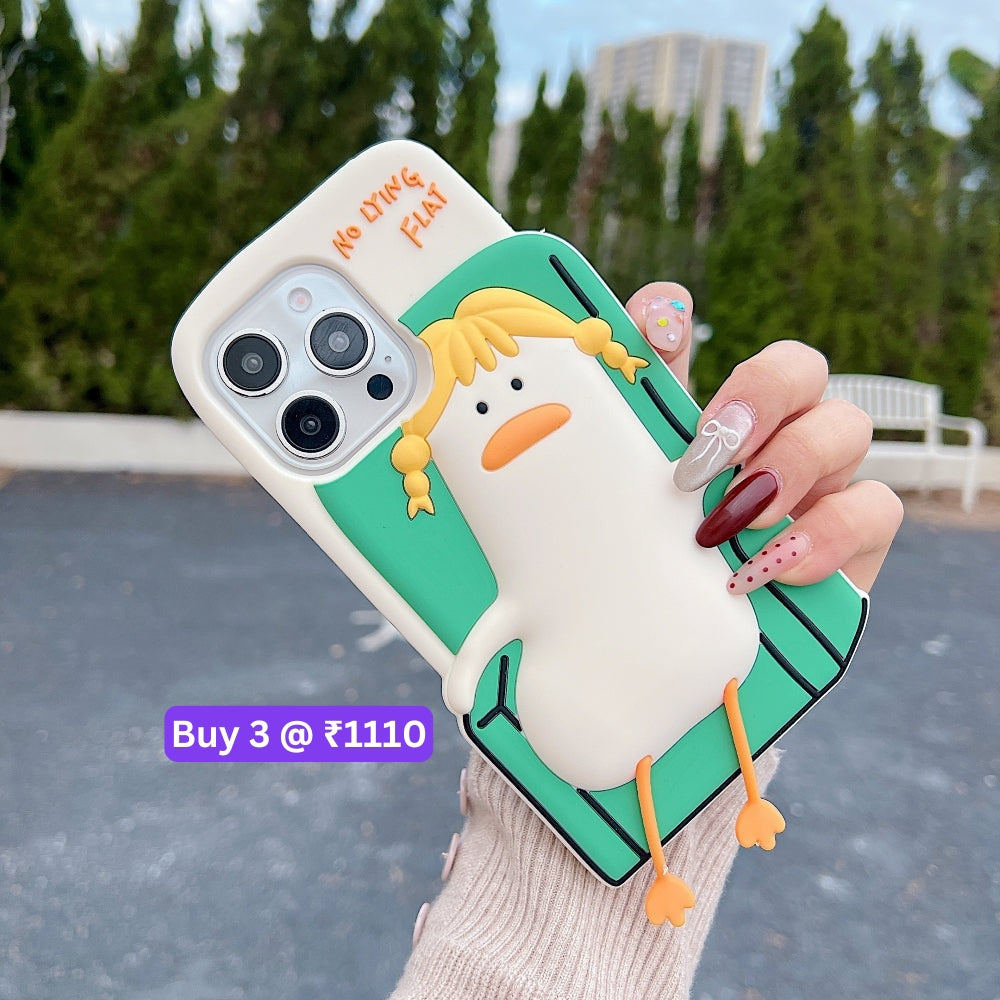 Soft Silicone Ducklings Phone Case - iPhone 15 Pro Max