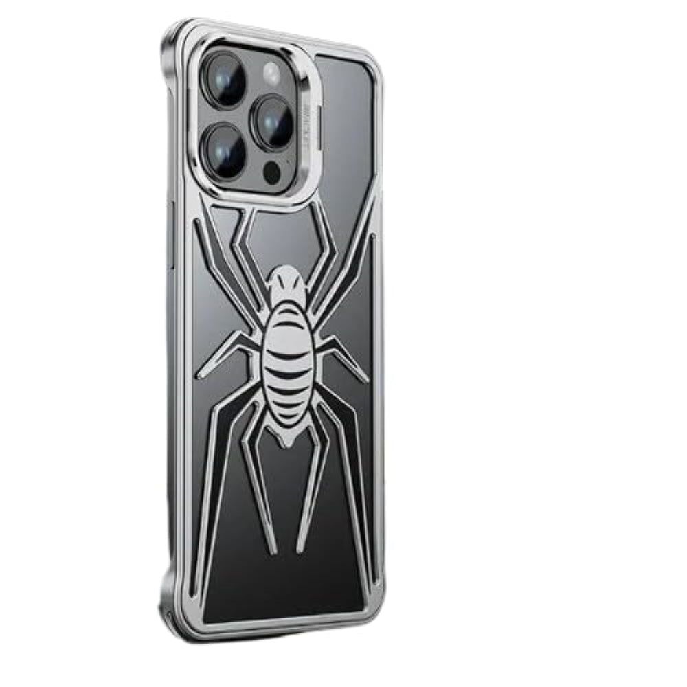 Spider Design Smart Kickstand Bumper Phone Case- iPhone 13 Pro Max
