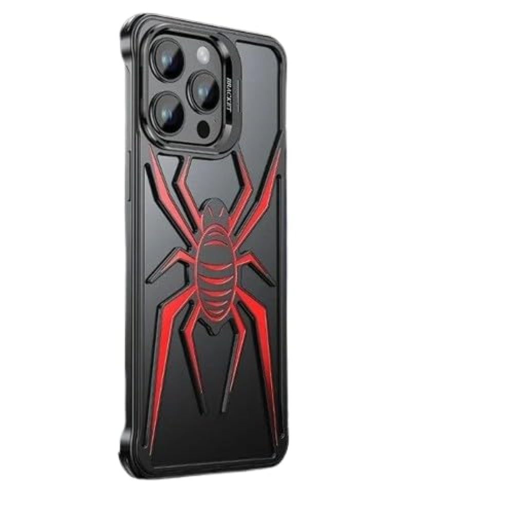 Spider Design Smart Kickstand Bumper Phone Case- iPhone 13 Pro Max