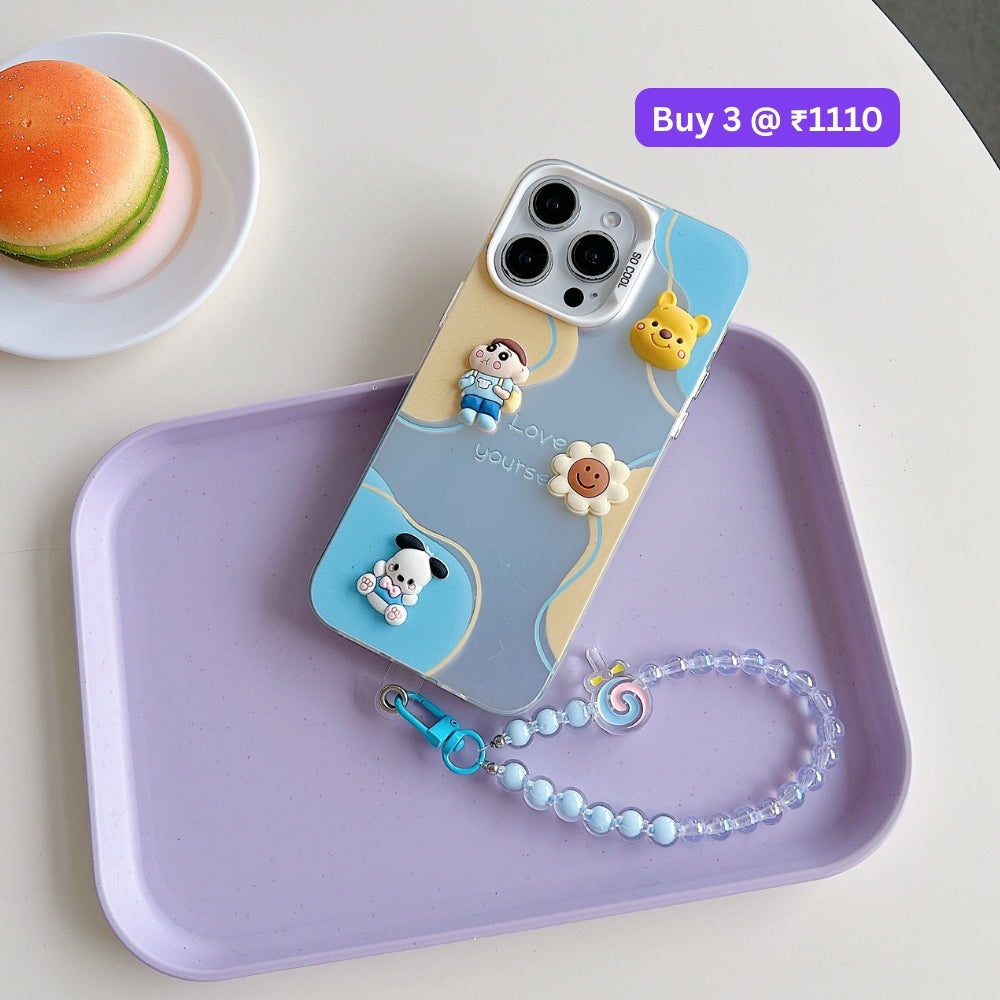 Toy PC (Hard) Printed Phone Case with Bracelet | Mobile Cover - Samsung S23 Ultra