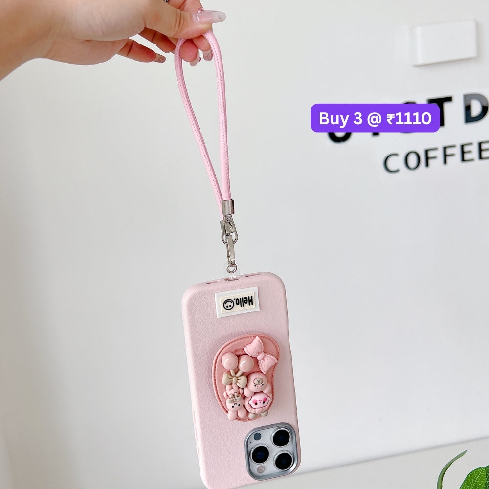 Toy Story Holder PU Leather Phone Case | Mobile Cover with Bracelet - Oppo F29 Pro